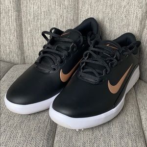 NIKE Golf Fitsole Sneakers Black & Rose Gold Sneak